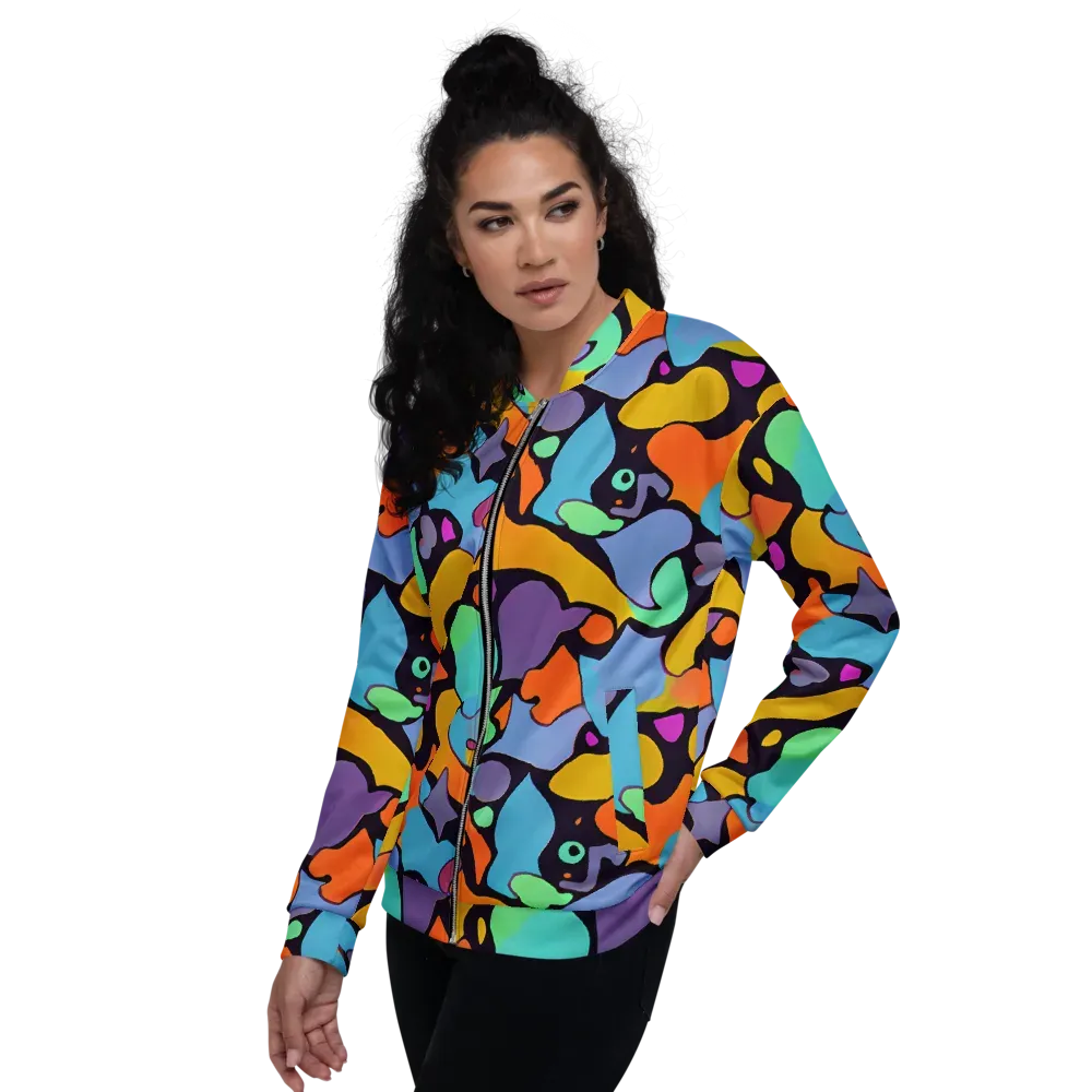 Acid Spectrum on Bomber Jacket — Left