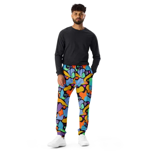 Acid Spectrum on a Men's Joggers