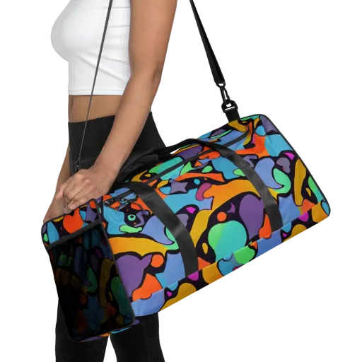 Acid Spectrum on a Duffle Bag