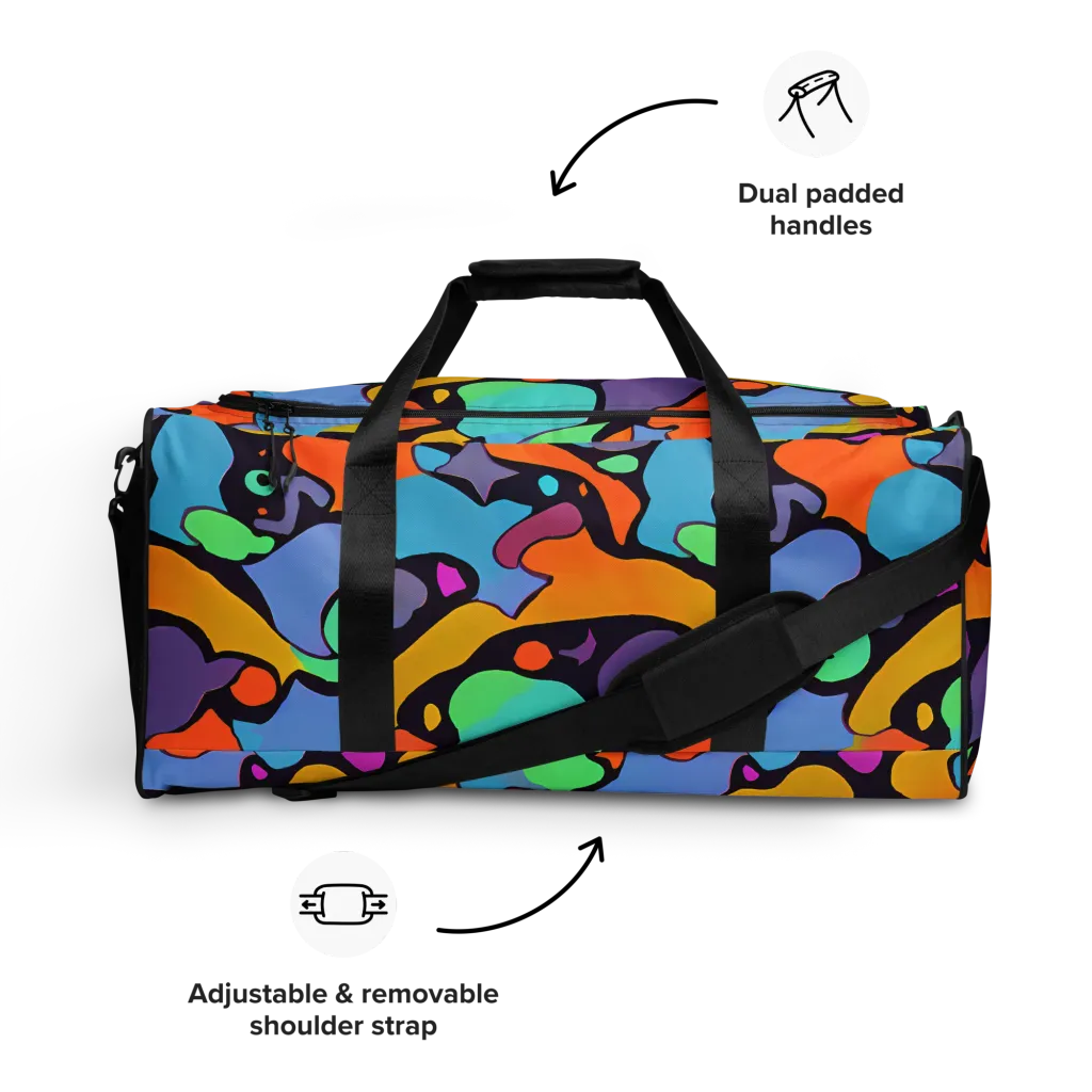Acid Spectrum on Duffle Bag — Front