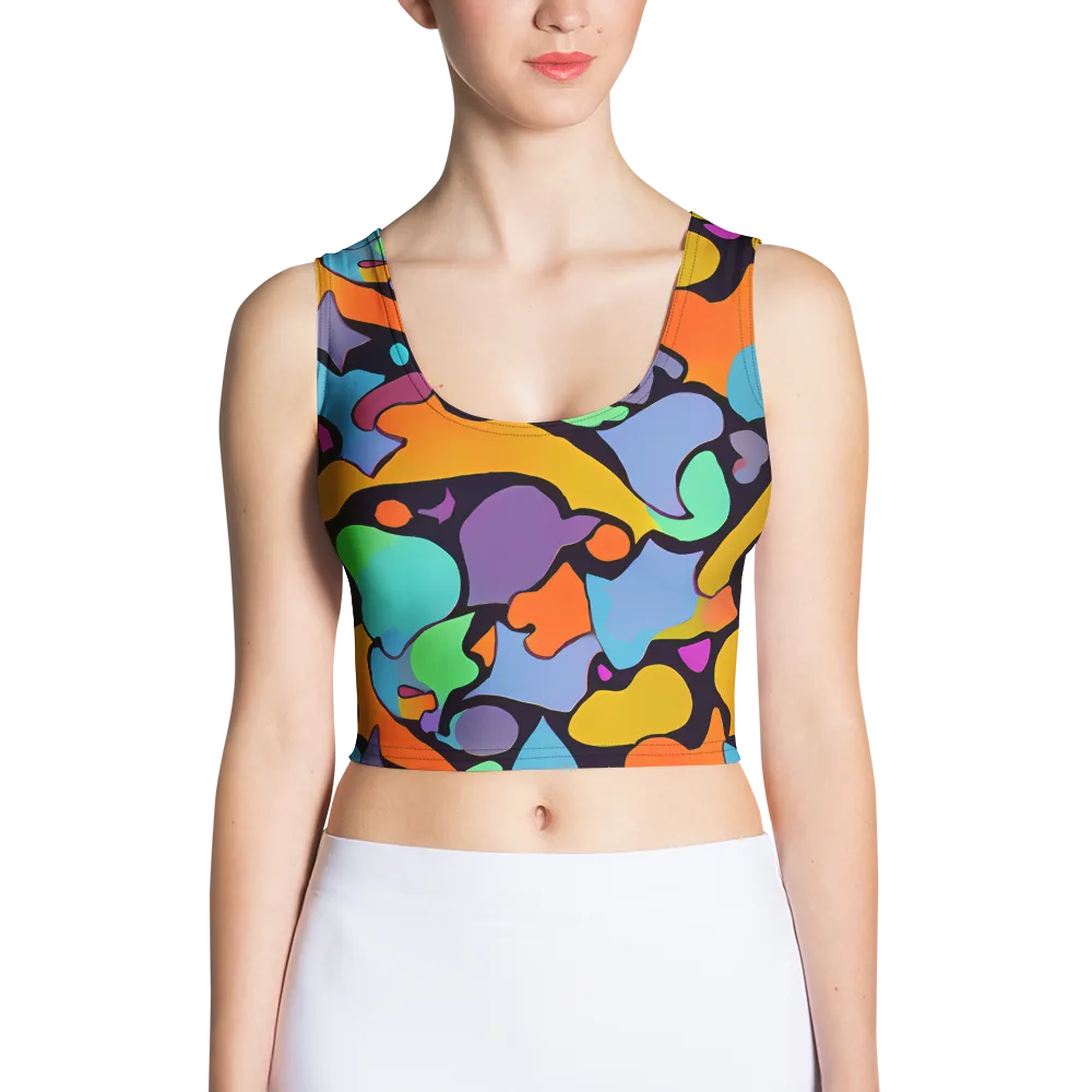 Acid Spectrum on Crop Top — Front