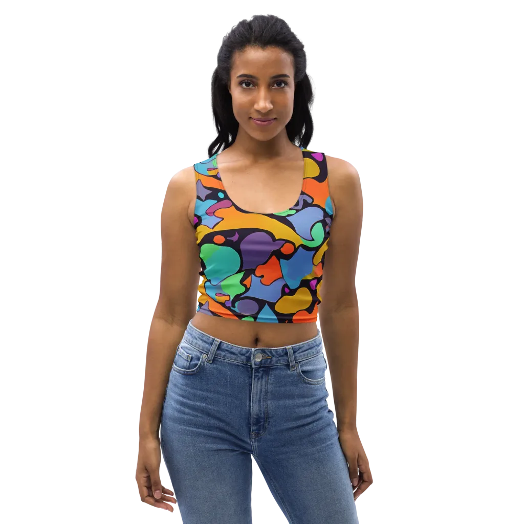 Acid Spectrum on Crop Top — Front