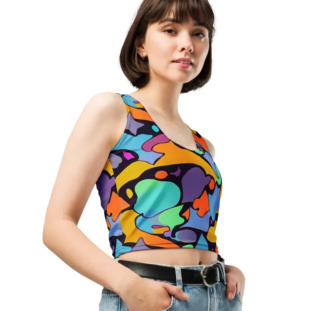 Acid Spectrum on Crop Top — Right Front