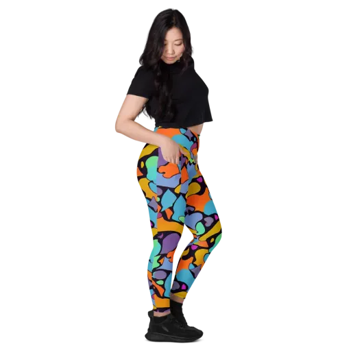 Acid Spectrum on a Leggings with Pockets