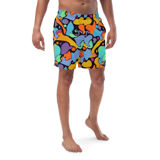 Acid Spectrum on a Swim Trunks