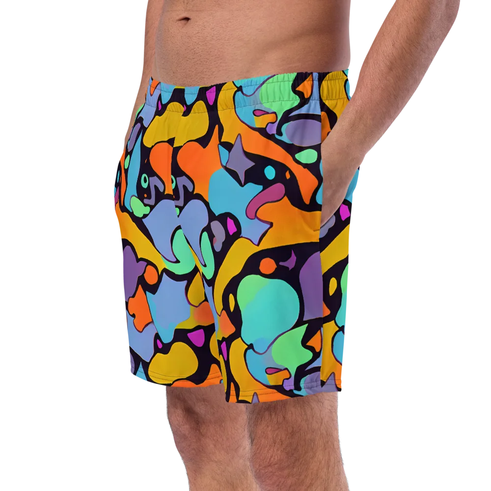 Acid Spectrum on Swim Trunks — Left Front