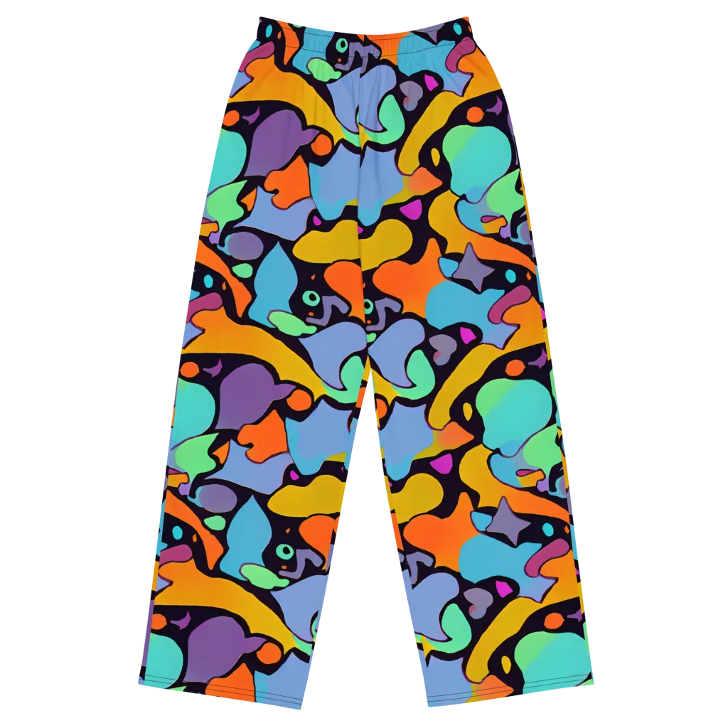 Acid Spectrum on Wide-Leg Pants — Front