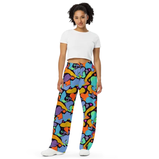 Acid Spectrum on a Wide-Leg Pants