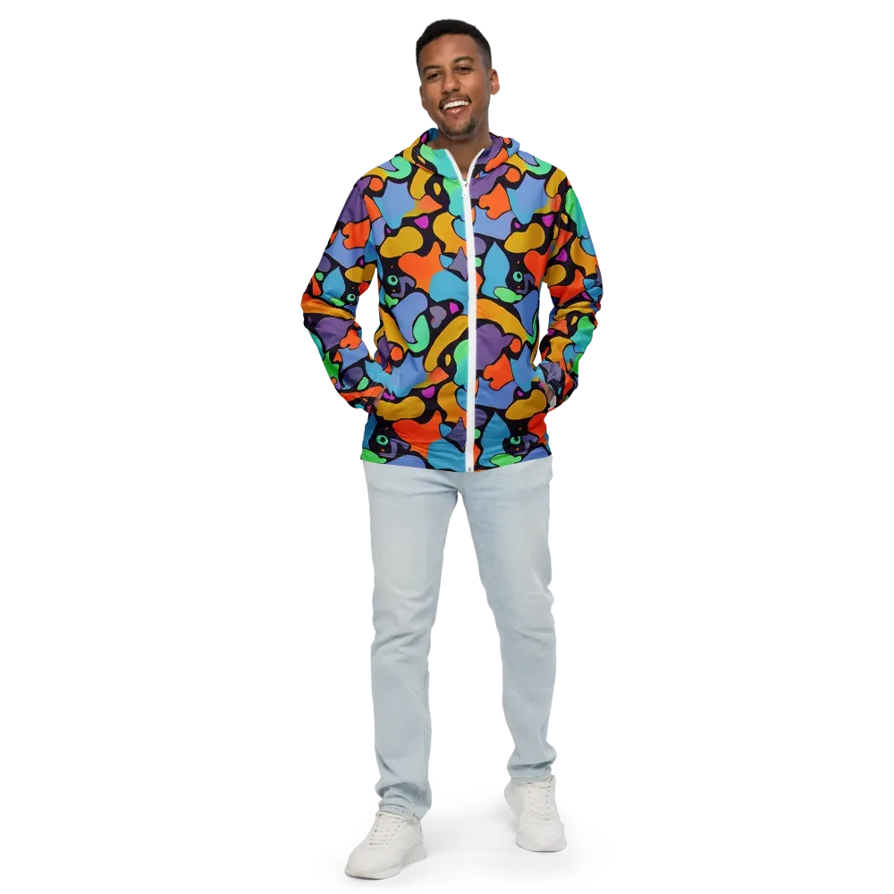 Acid Spectrum on Men's Windbreaker — Front