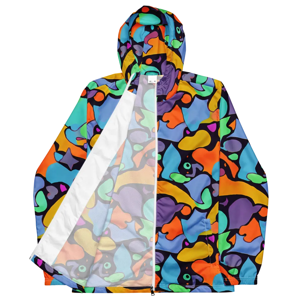 Acid Spectrum on Men's Windbreaker — Front