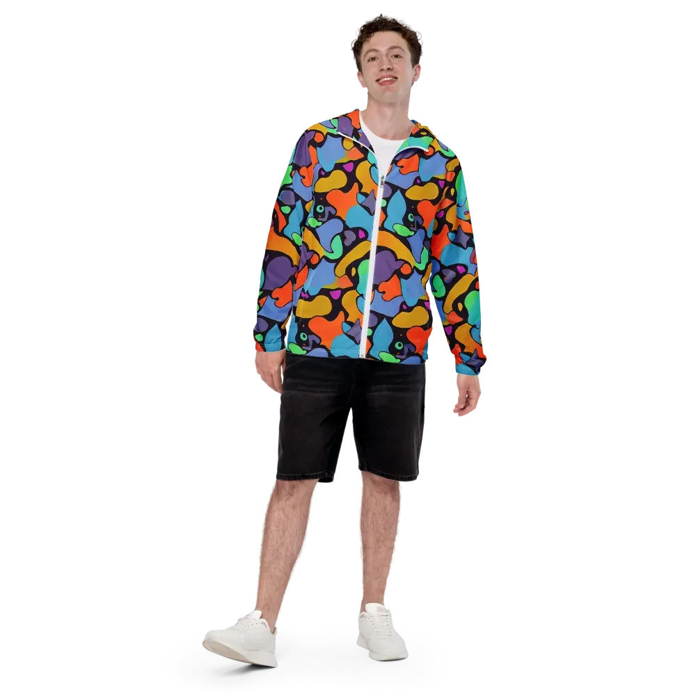 Acid Spectrum on Men's Windbreaker — Front