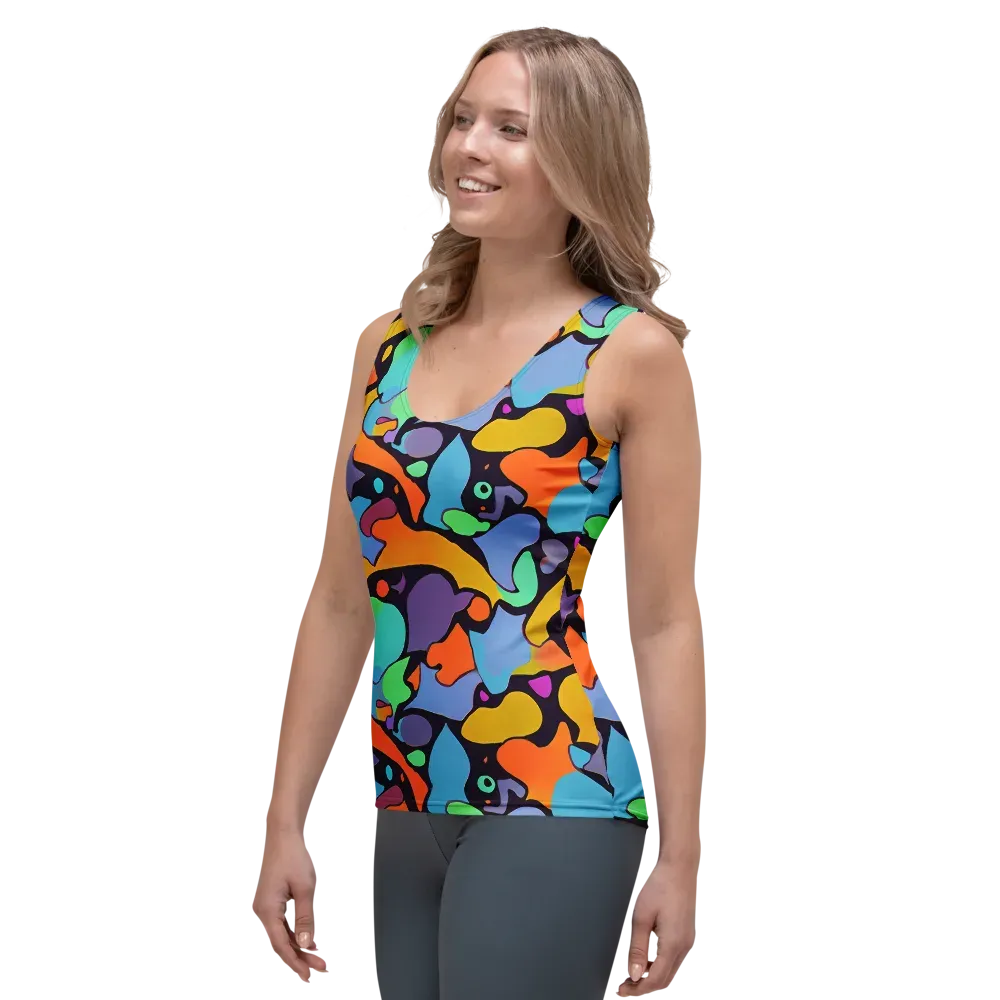 Acid Spectrum on Women's Tank Top — Left Front