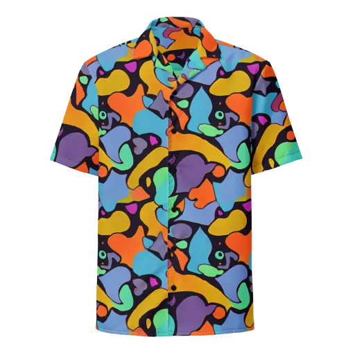 Acid Spectrum on a Button Shirt