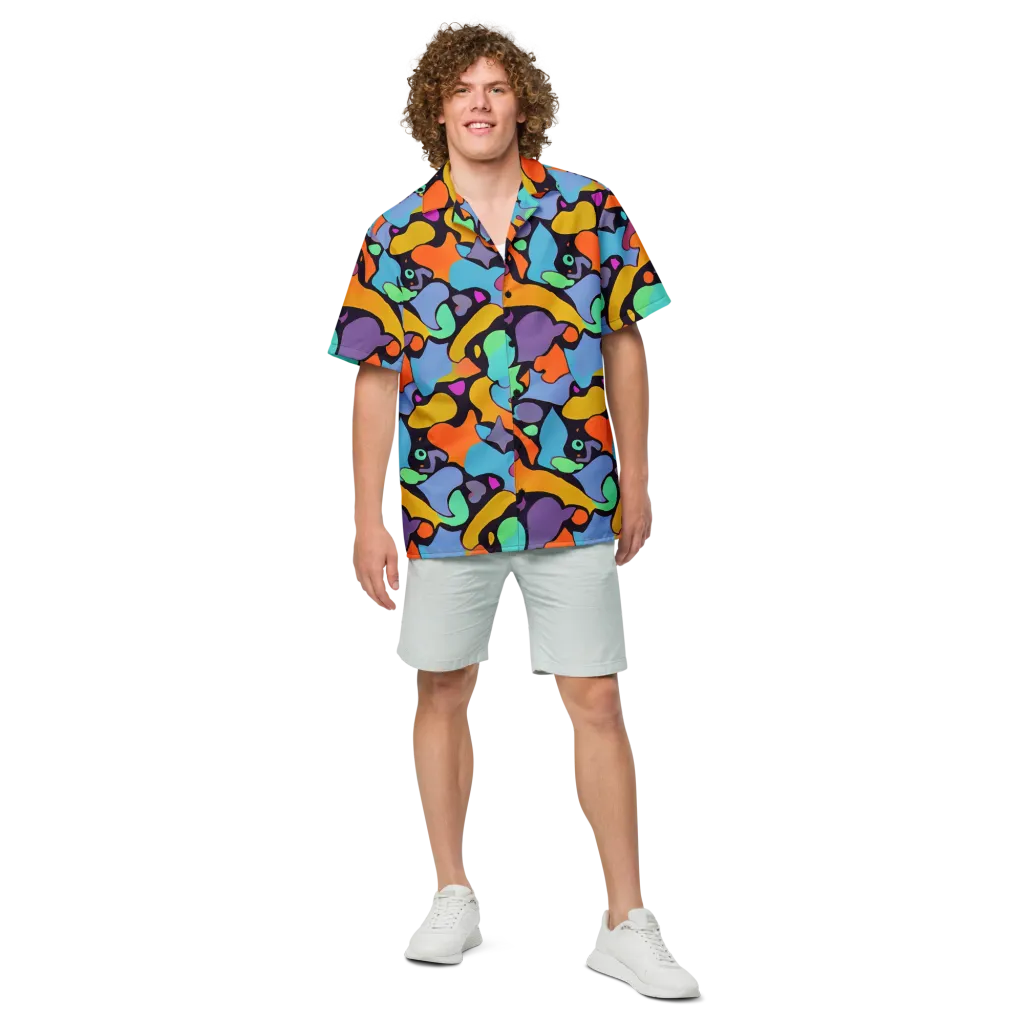 Acid Spectrum on Button Shirt — Front