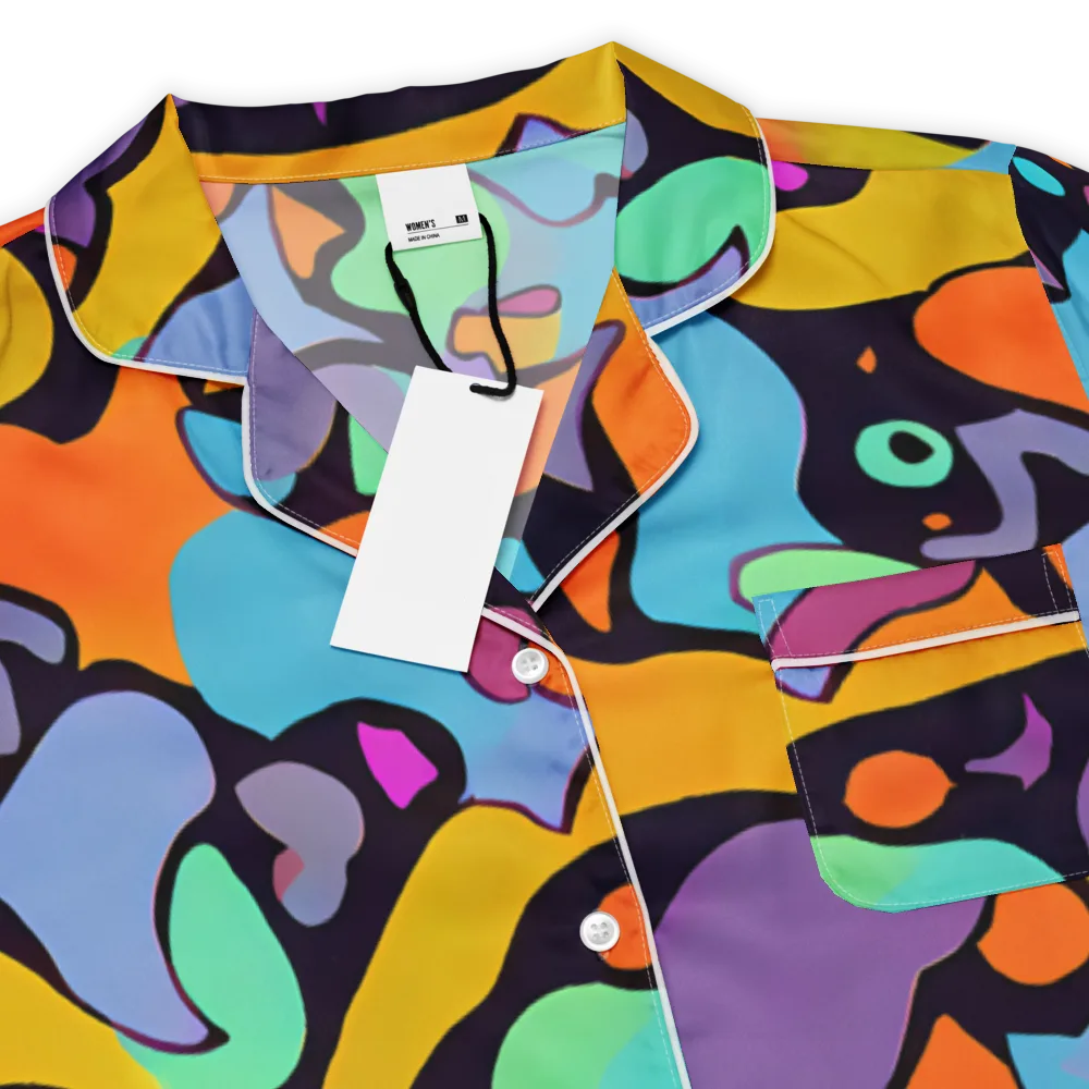 Acid Spectrum on Women's Short Sleeve Pajama Top — Product details