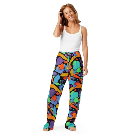 Acid Spectrum on a Women's Pajama Pants