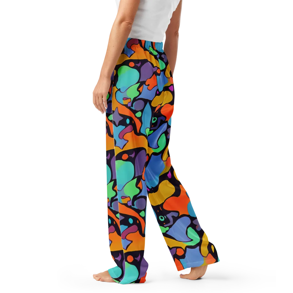 Acid Spectrum on Women's Pajama Pants — Left