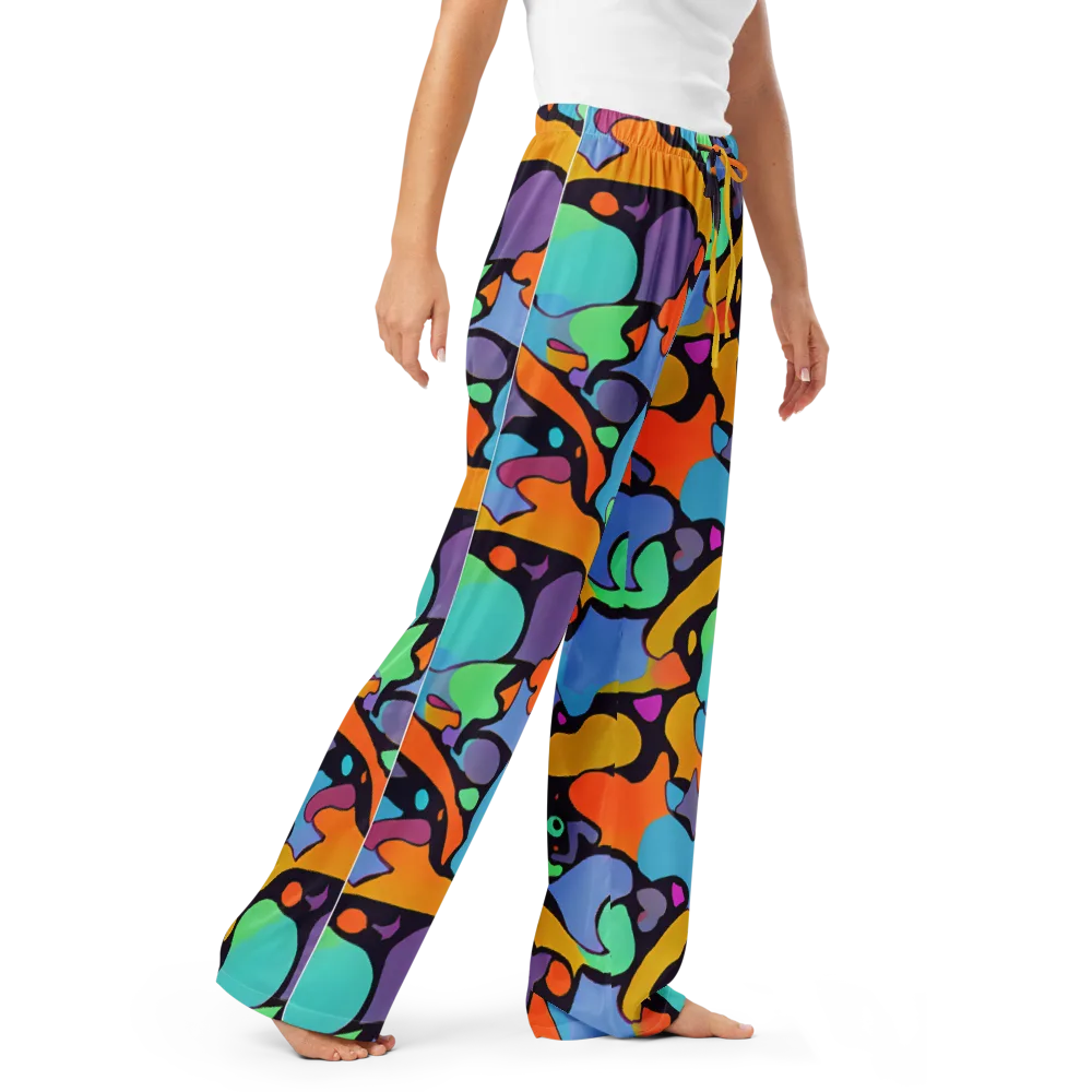 Acid Spectrum on Women's Pajama Pants — Right Front