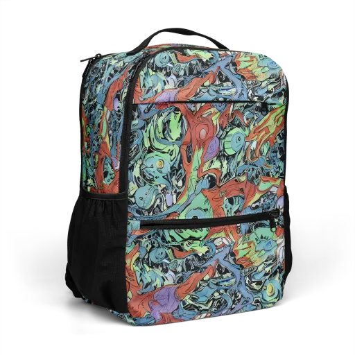 Surreal Shoal on a Utility Backpack