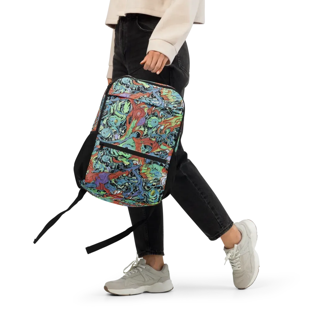 Surreal Shoal on Utility Backpack — Front