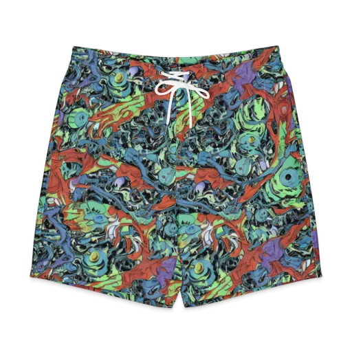 Surreal Shoal on a Men's Board Shorts