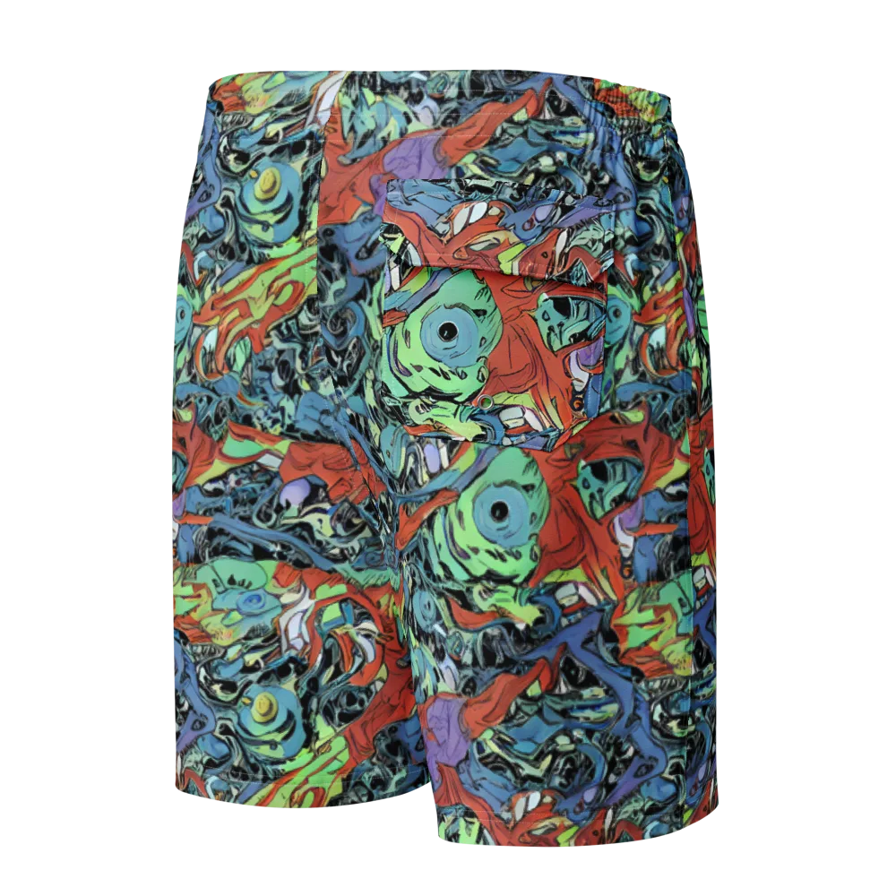 Surreal Shoal on Men's Board Shorts — Back