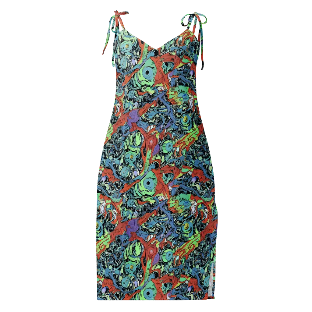 Surreal Shoal on Slip Dress — Front