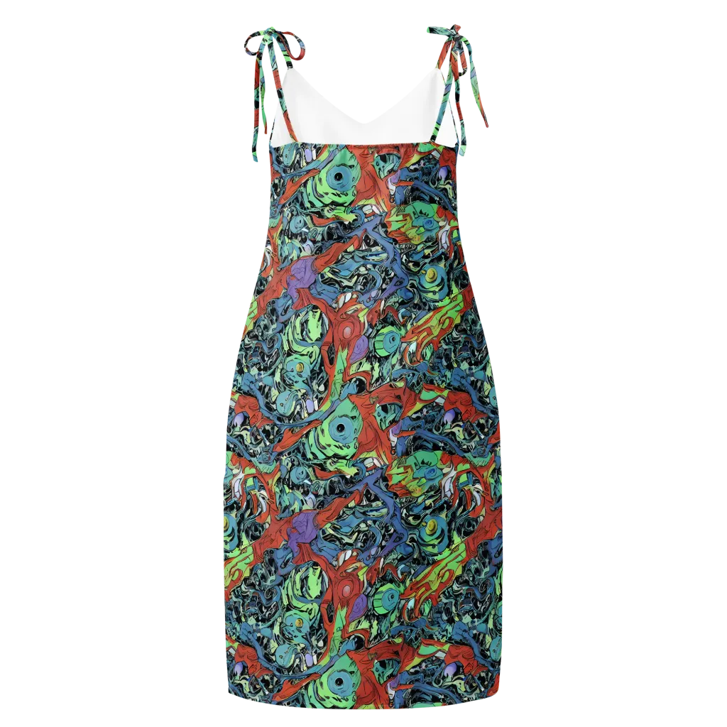 Surreal Shoal on Slip Dress — Back