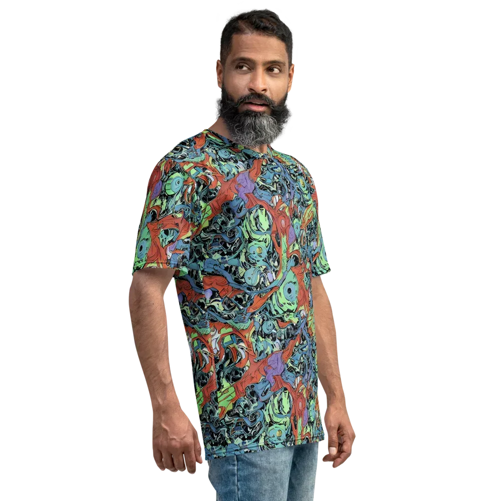 Surreal Shoal on Men's Crew Neck T-Shirt — Right