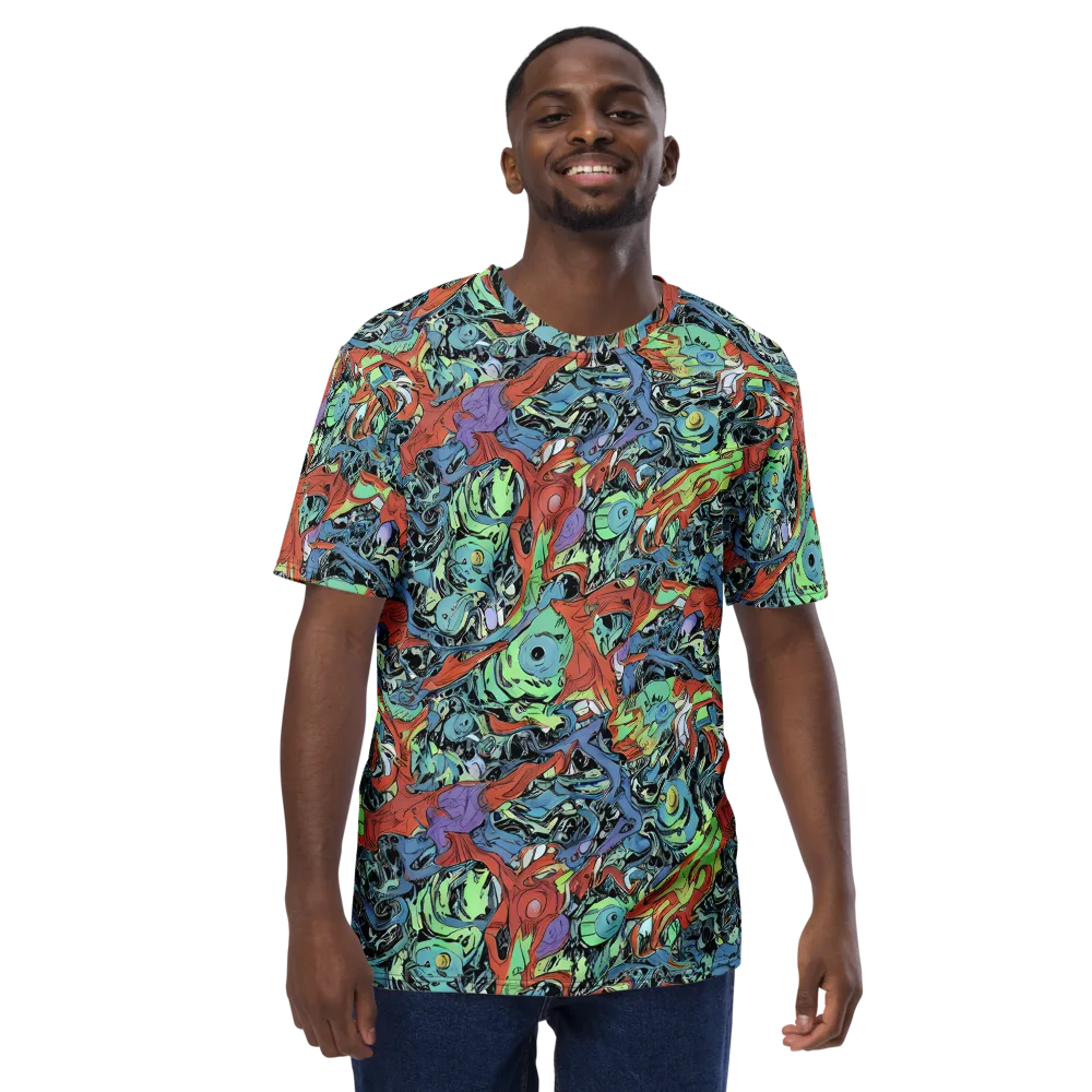 Surreal Shoal on Men's Crew Neck T-Shirt — Front