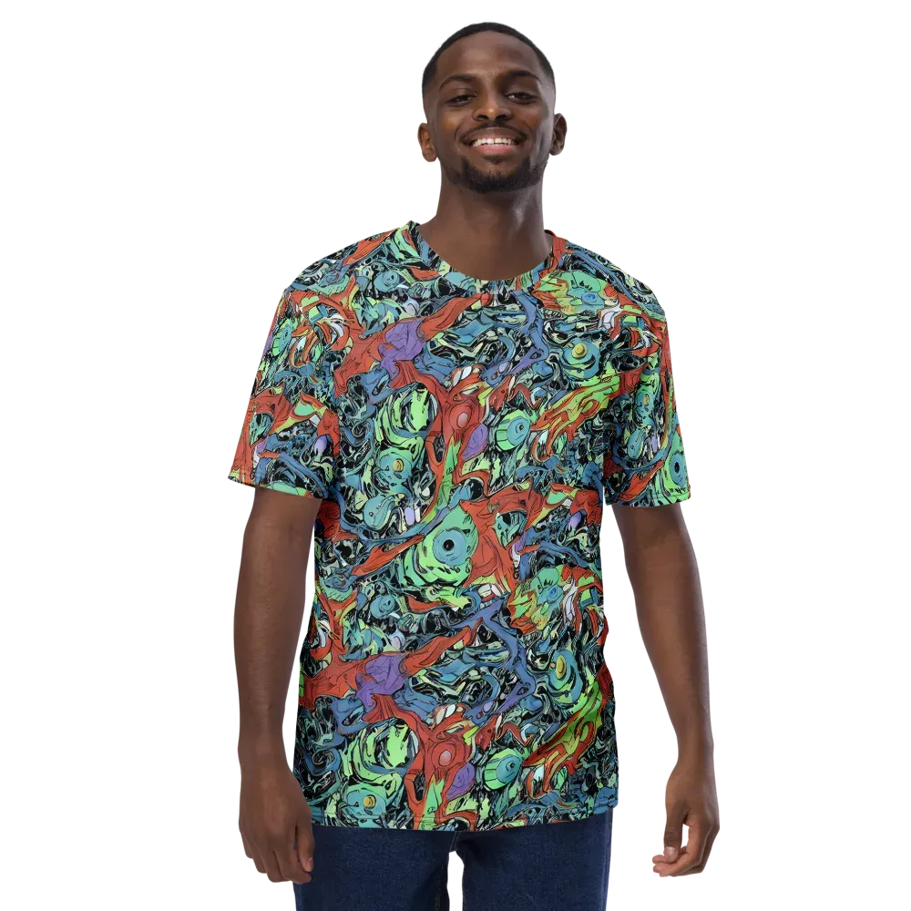 Surreal Shoal on Men's Crew Neck T-Shirt — Front