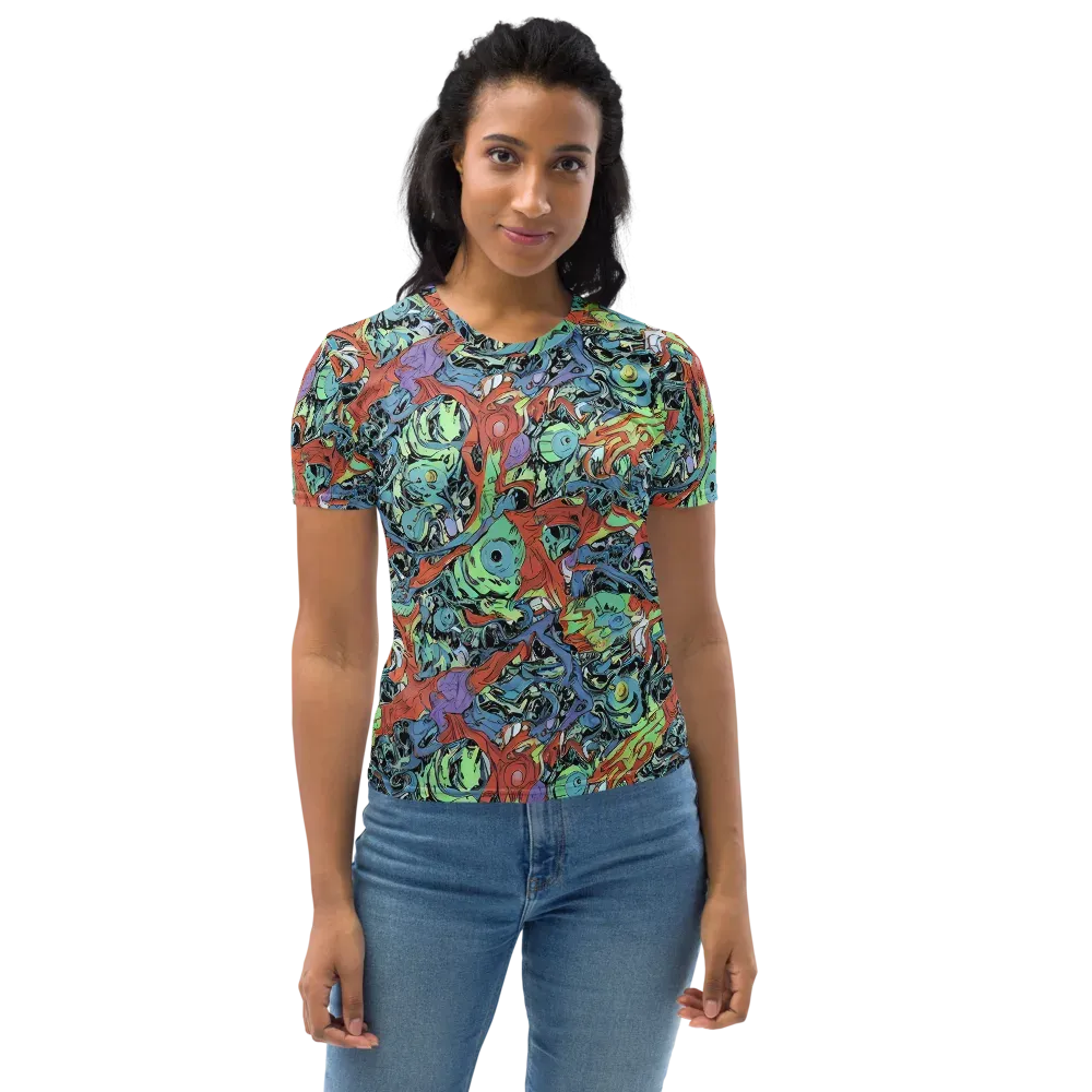 Surreal Shoal on Women's Crew Neck T-Shirt — Front