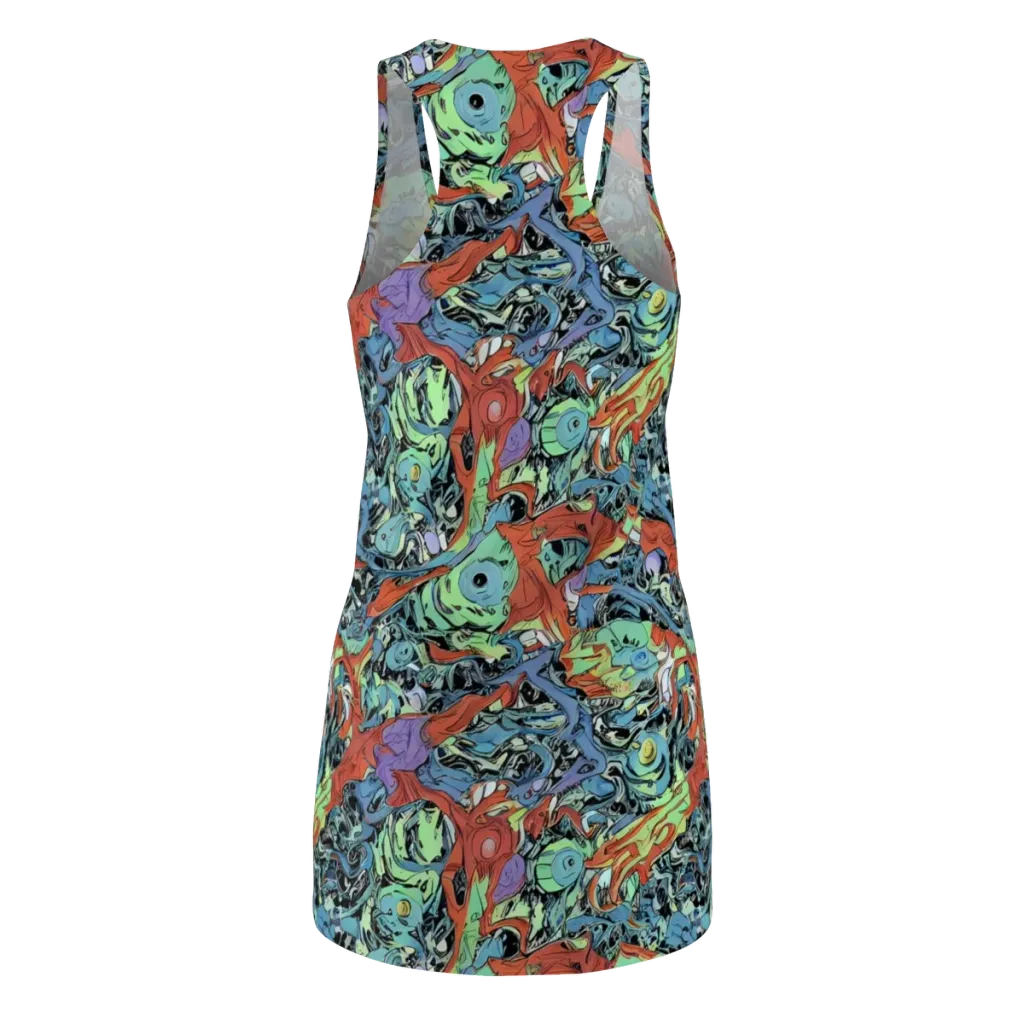 Surreal Shoal on Racerback Dress — Back