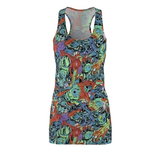 Surreal Shoal on a Racerback Dress
