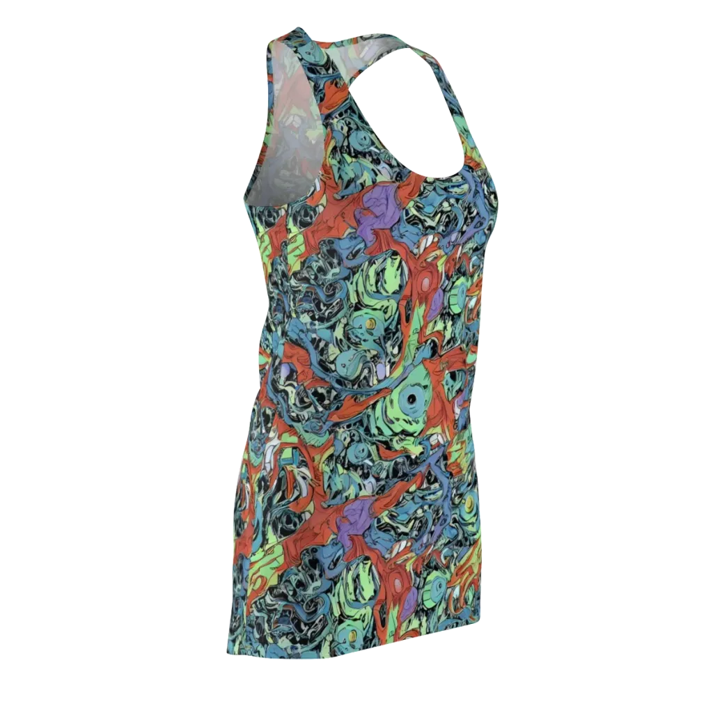 Surreal Shoal on Racerback Dress — Front Side
