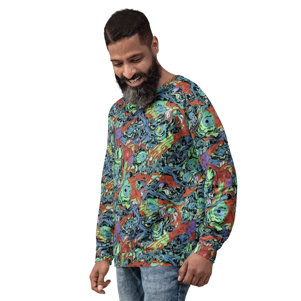 Surreal Shoal on Sweatshirt — Left Front