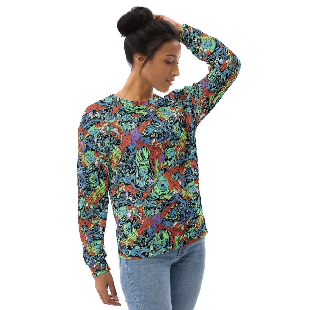 Surreal Shoal on Sweatshirt — Right Front