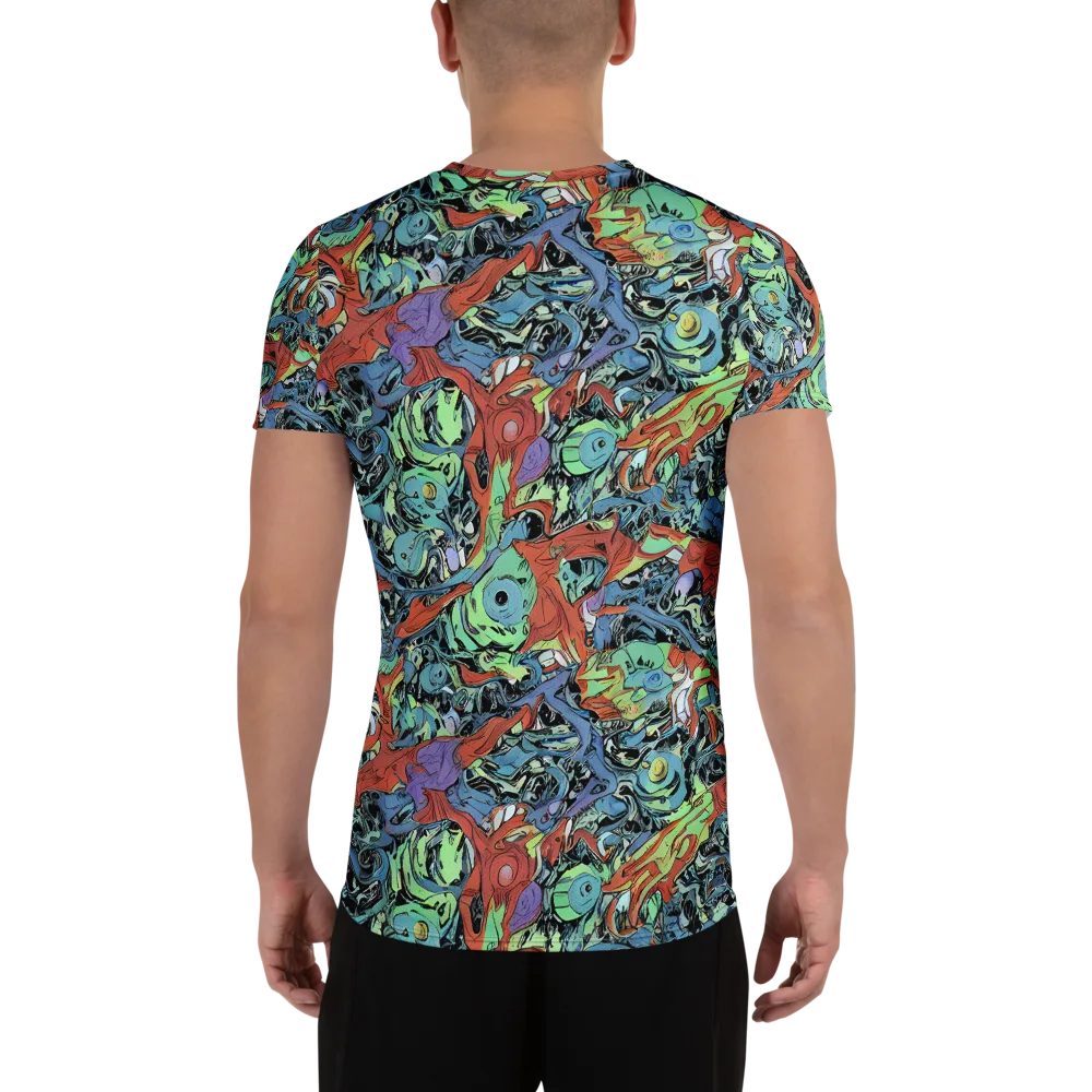 Surreal Shoal on Men's Athletic T-Shirt — Back