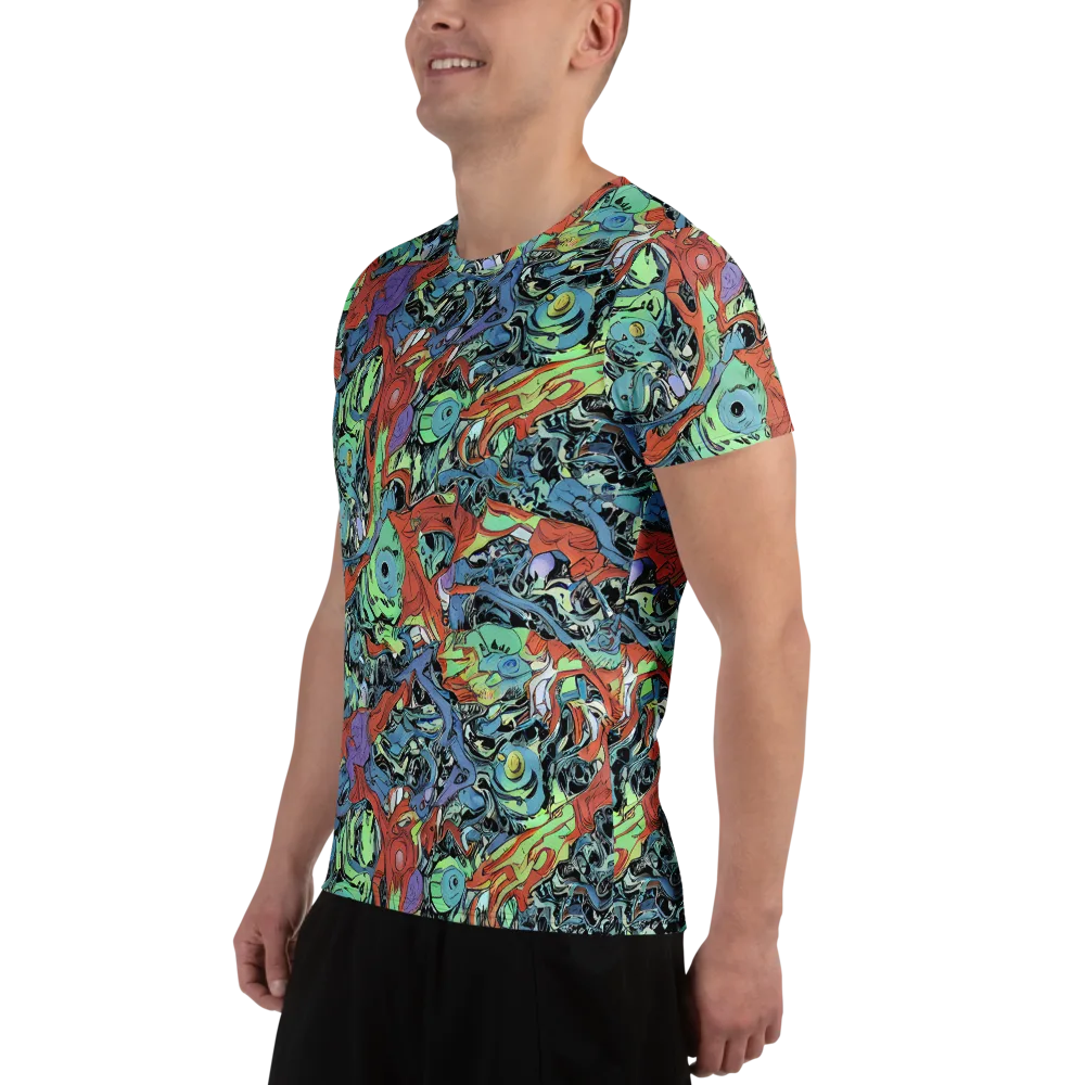Surreal Shoal on Men's Athletic T-Shirt — Left