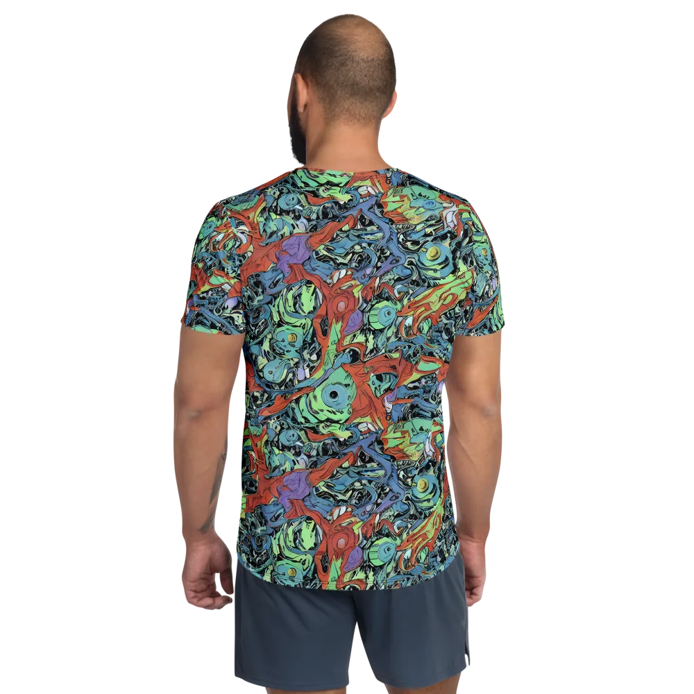 Surreal Shoal on Men's Athletic T-Shirt — Back
