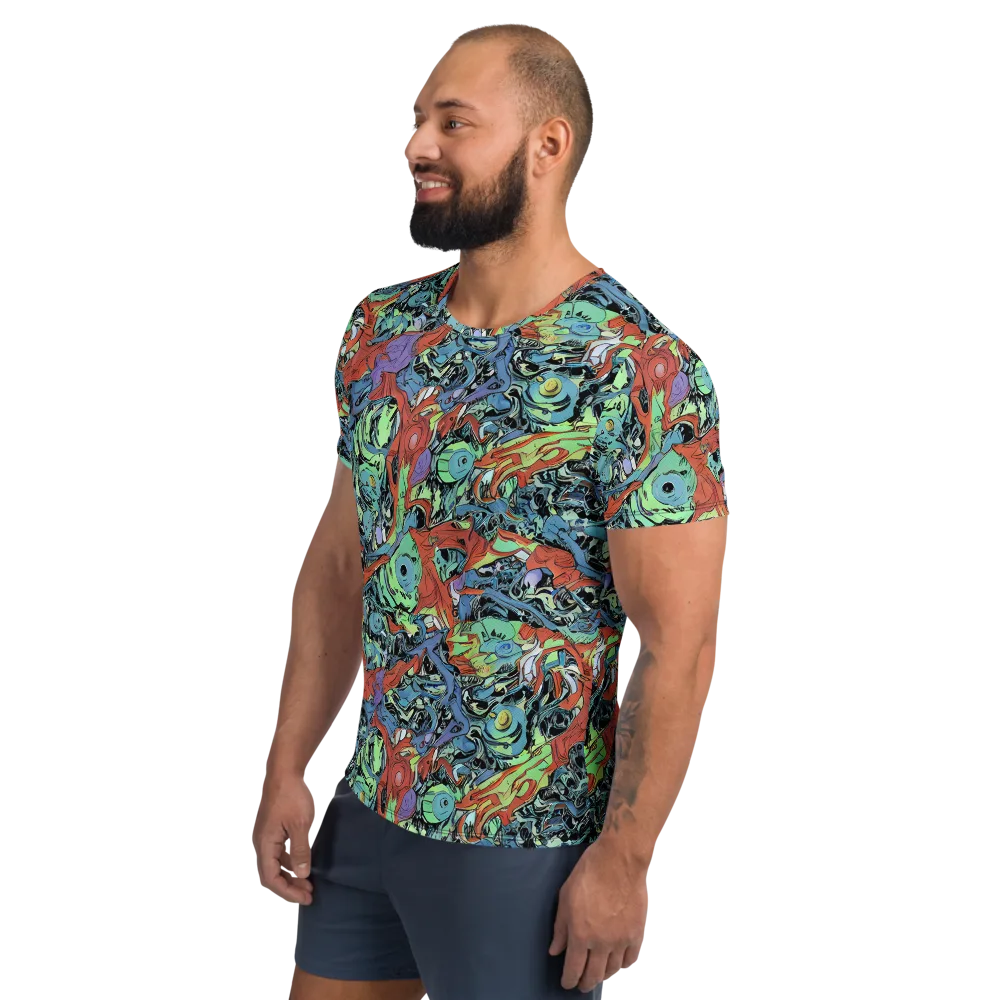 Surreal Shoal on Men's Athletic T-Shirt — Left