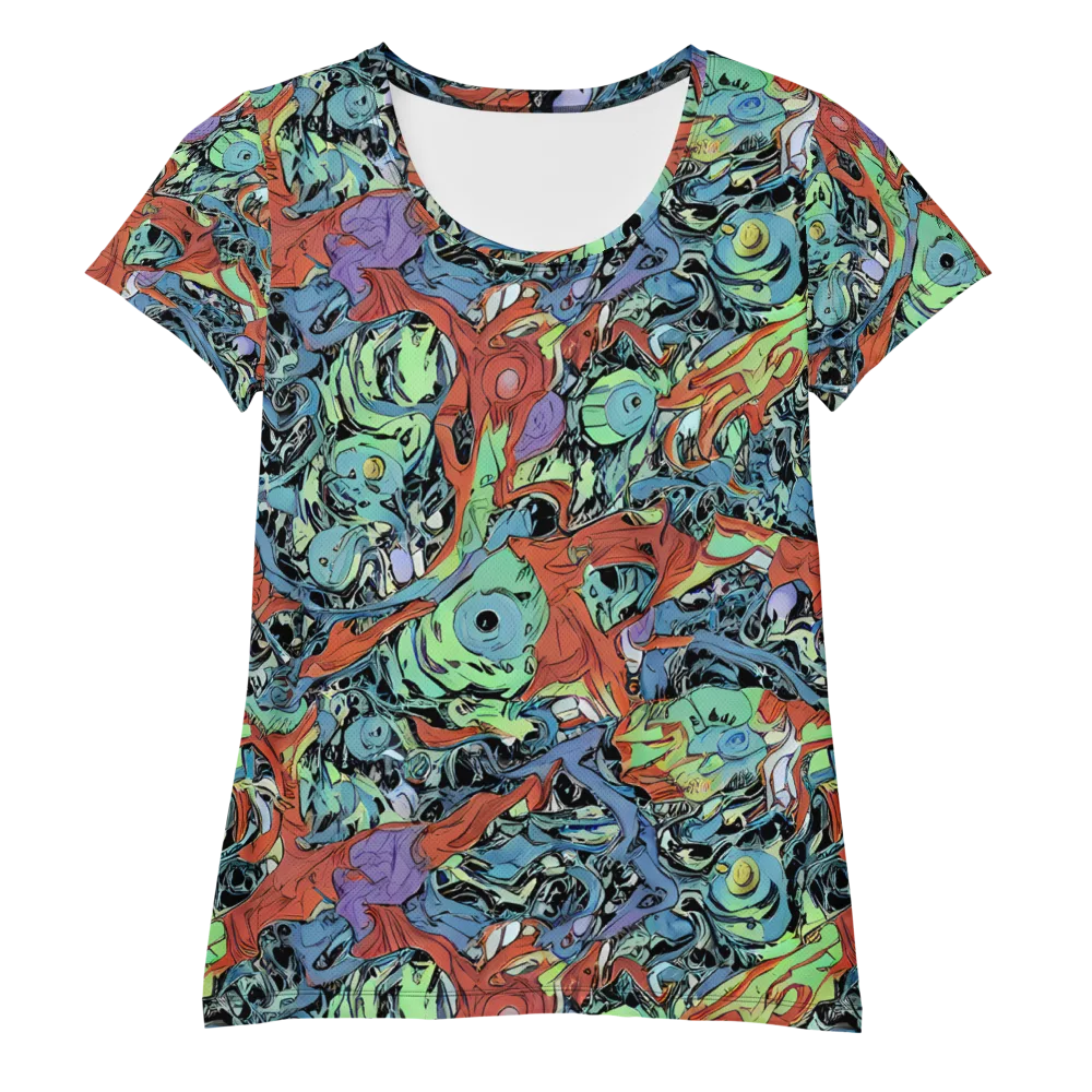 Surreal Shoal on Women's Athletic T-Shirt — Front