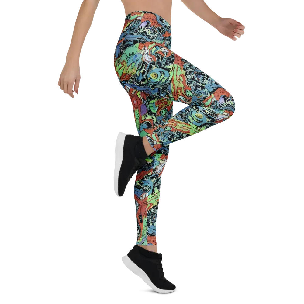 Surreal Shoal on Leggings — Right