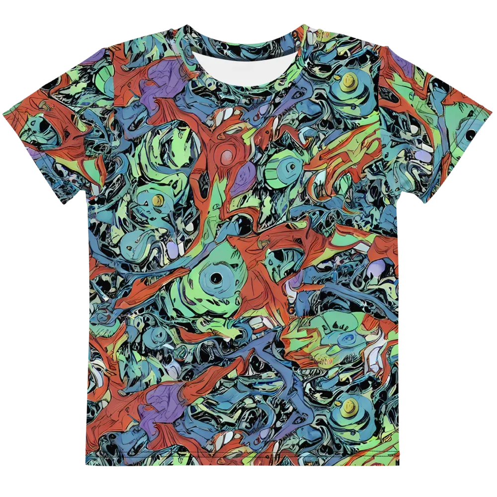 Surreal Shoal on Kids Crew Neck T-Shirt — Front