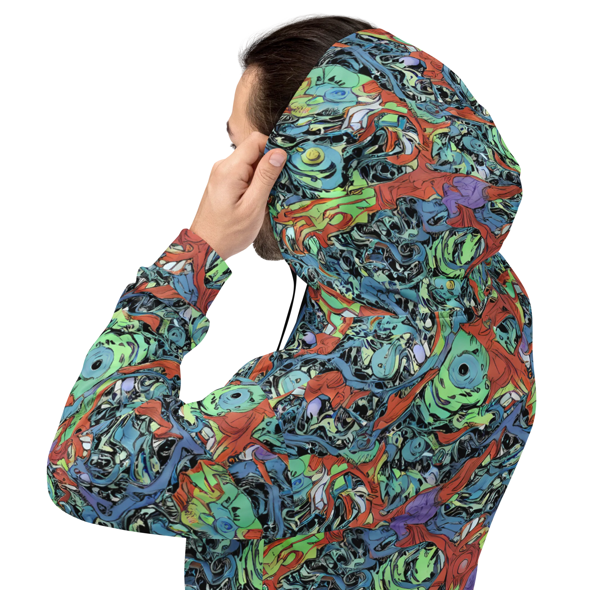 Surreal Shoal on Hoodie — Back