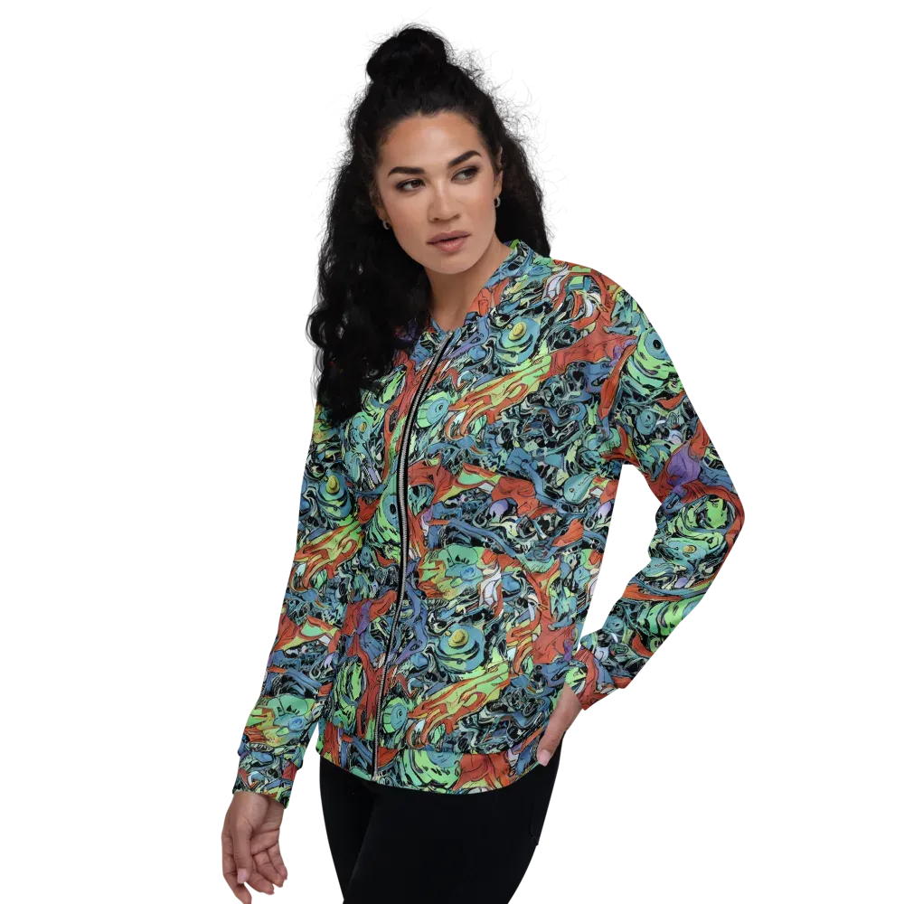 Surreal Shoal on Bomber Jacket — Left