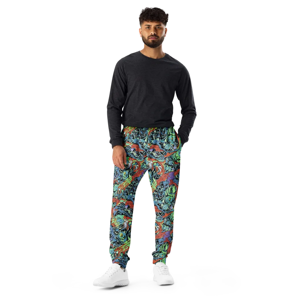 Surreal Shoal on Men's Joggers — Front