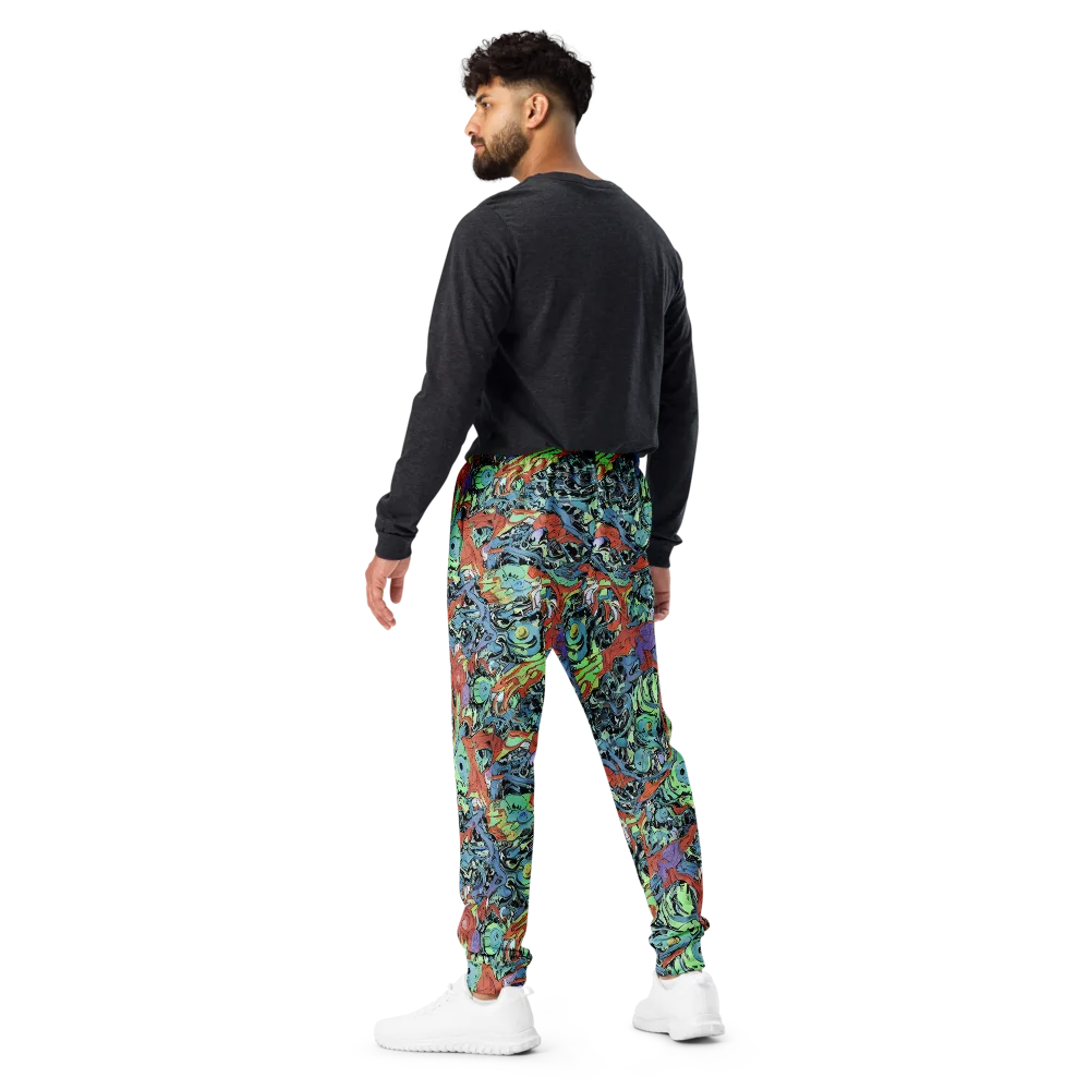 Surreal Shoal on Men's Joggers — Back