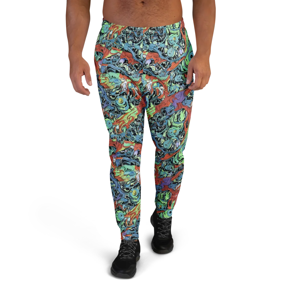 Surreal Shoal on Men's Joggers — Front