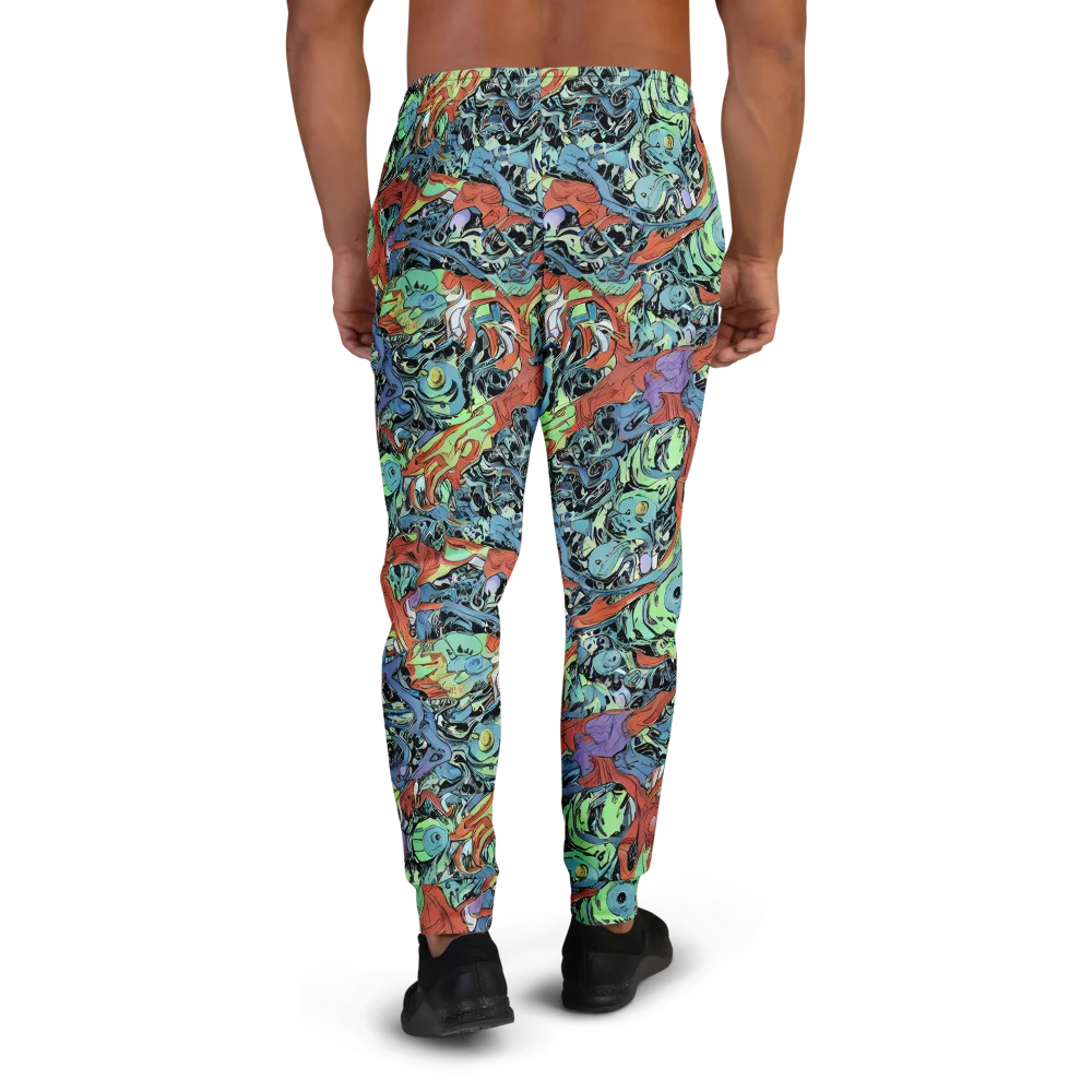 Surreal Shoal on Men's Joggers — Back